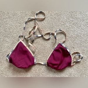 Vintage Burberry Bikini Top M